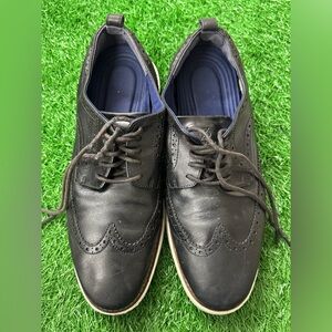 Cole Haan Black Leather‎ Men's Brogues Size 9.5